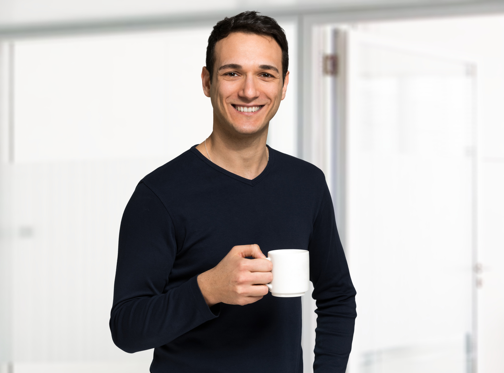 Man Drinking Coffee