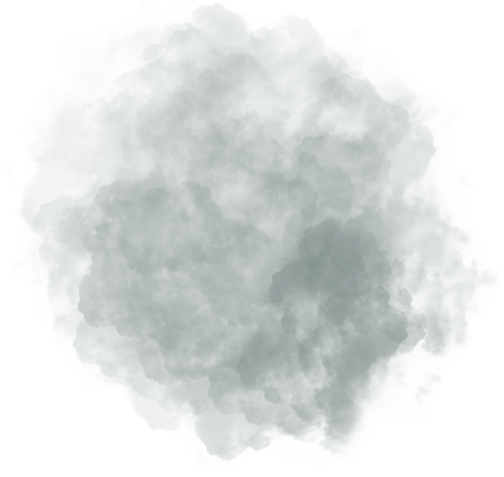 Gray Watercolor Cloud